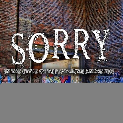 Sorry (In The Style Of T.I. feat. Andre 3000) - Single