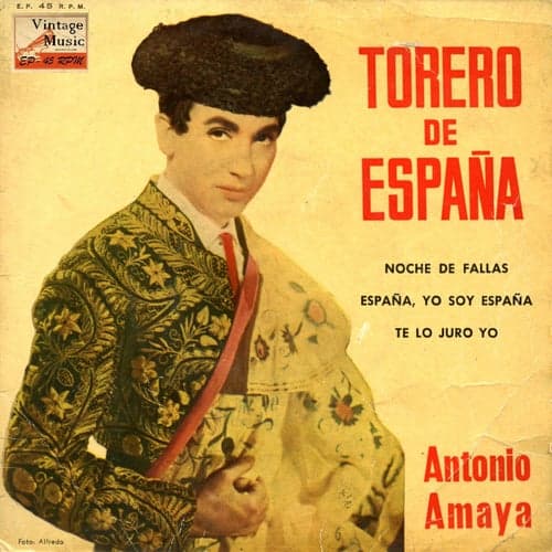Vintage Spanish Song Nº63 - EPs Collectors "Torero De España"