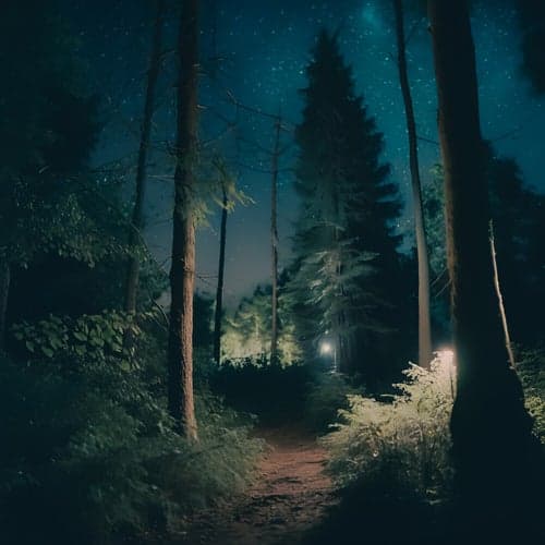 Night in the forest