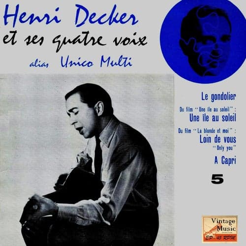 Vintage French Song Nº 101 - EPs Collectors, "Le Gondolier"