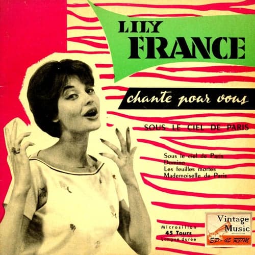 Vintage French Song Nº 28 - EPs Collectors "Sous Le Ciel De paris"