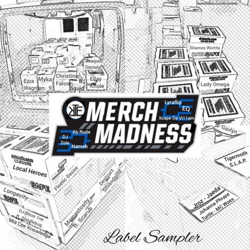 Merch Madness Label Sampler