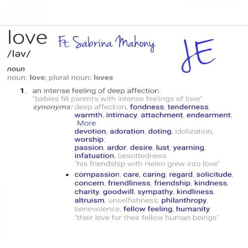 Love (feat. Sabrina Mahony) - Single