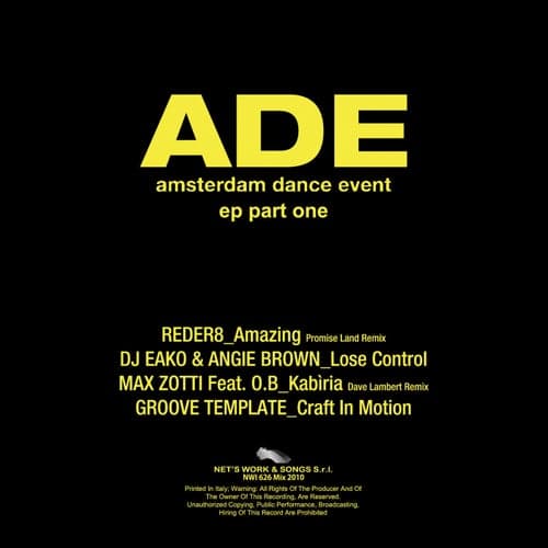 Amsterdam Dance Event, Vol. 1