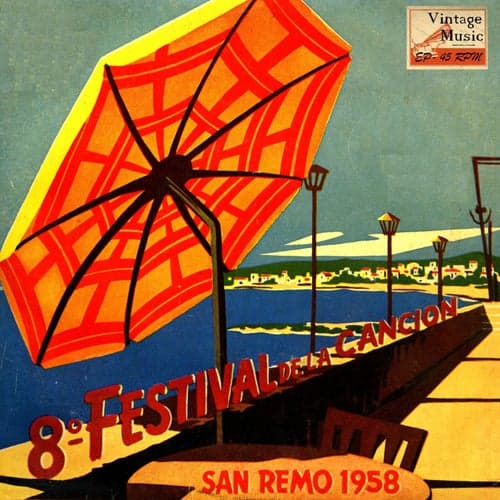 Vintage Italian Song Nº10 - EPs Collectors "8º Festival De La Canción De San Remo 1958"