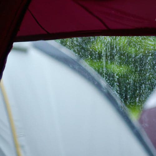 3 Hours of Relaxing Rain in a Tent