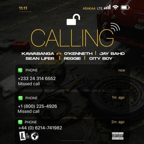Calling (feat. O'Kenneth, Jay Bahd, Sean Lifer, Reggie & City Boy)