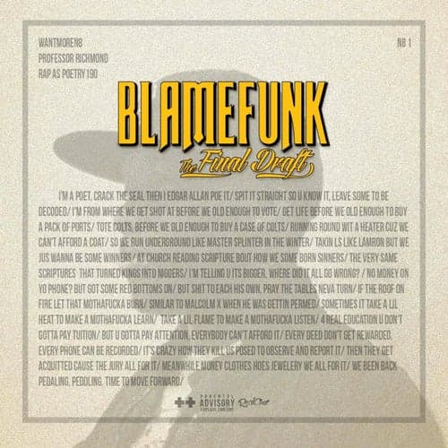 Blame Funk: The Final Draft