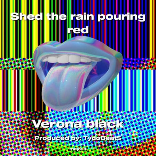 Shed the rain pouring red